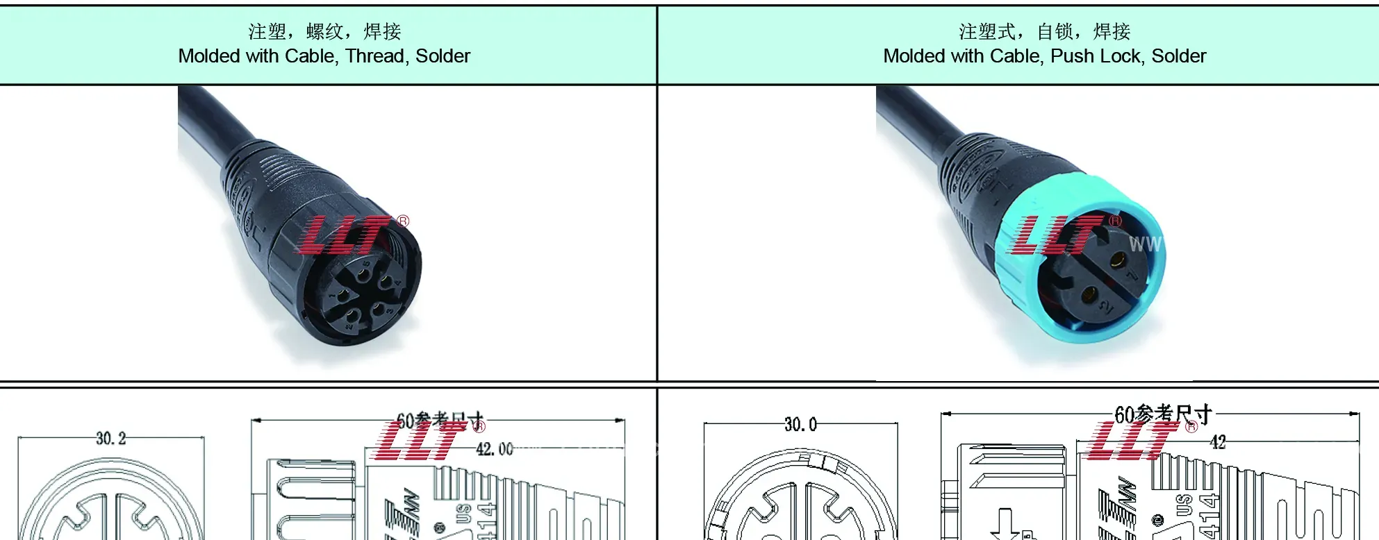 M16 Flanged Female Pin